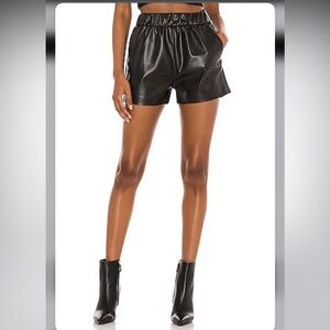 NWT Faux Leather Shorts Size 30